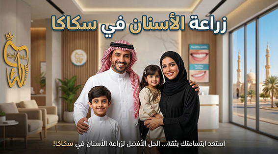 زراعة الأسنان في سكاكا